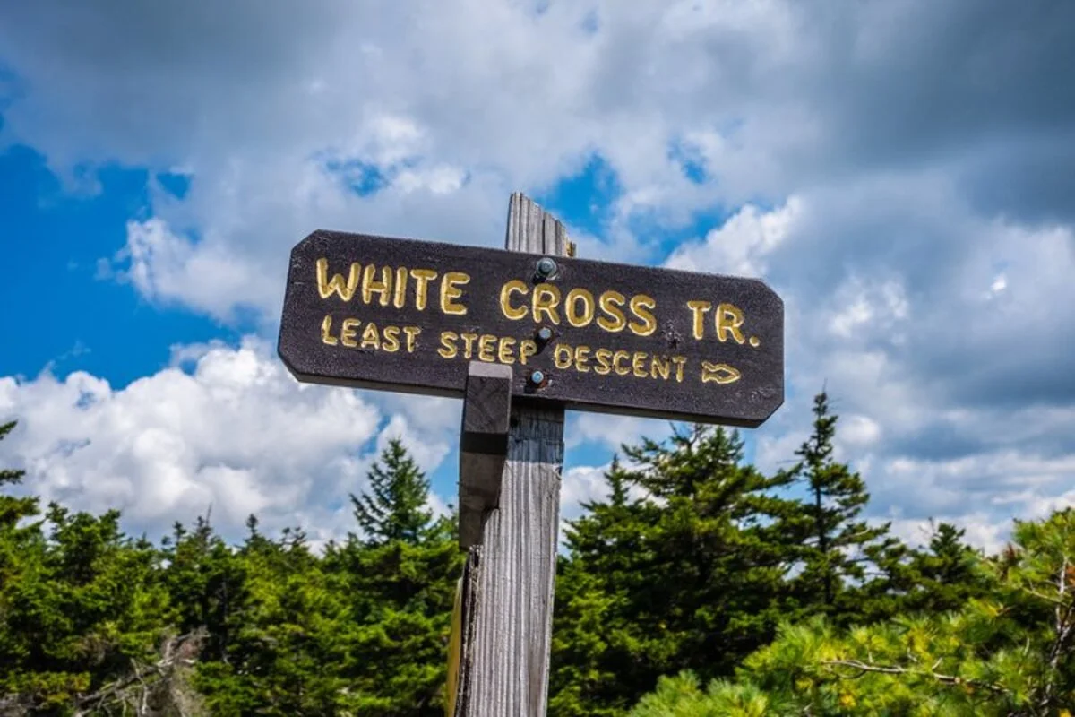 white cross trail
